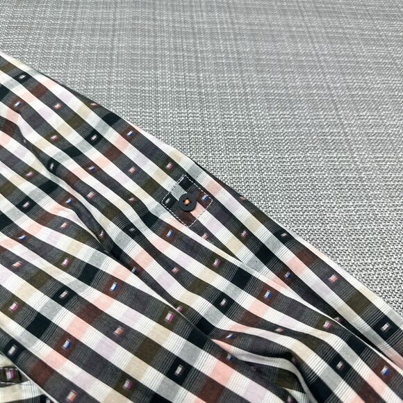 Tommy Bahama Shirt Mens Large Island Crafted Button Up Striped Flip Cuff - Picture 6 of 13